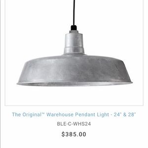 LED Warehouse Pendant Light